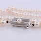 MIKIMOTO Sterling Silver Pearl Necklace. 6mm Pearls 20inch Necklace.