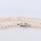 MIKIMOTO Sterling Silver Pearl Necklace. 6mm Pearls 20inch Necklace.