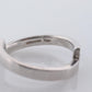Mikimoto Ring. Vintage 750 Mikimoto Diamond Shifted bypass wedding band.