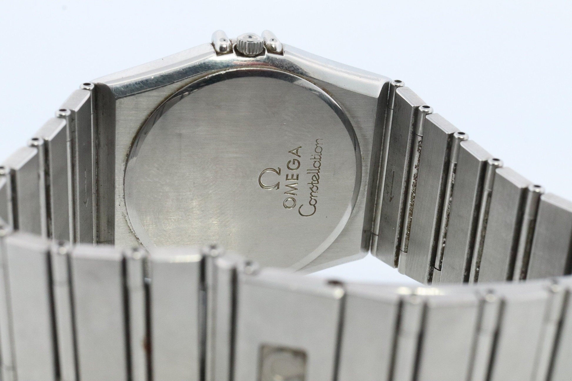 Omega Watch. Authentic Mens Omega Constellation Day Date Wristwatch.