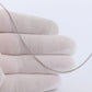 Solid Platinum Necklace. Cable Platinum Bracelet  950PT. White Plat Necklace