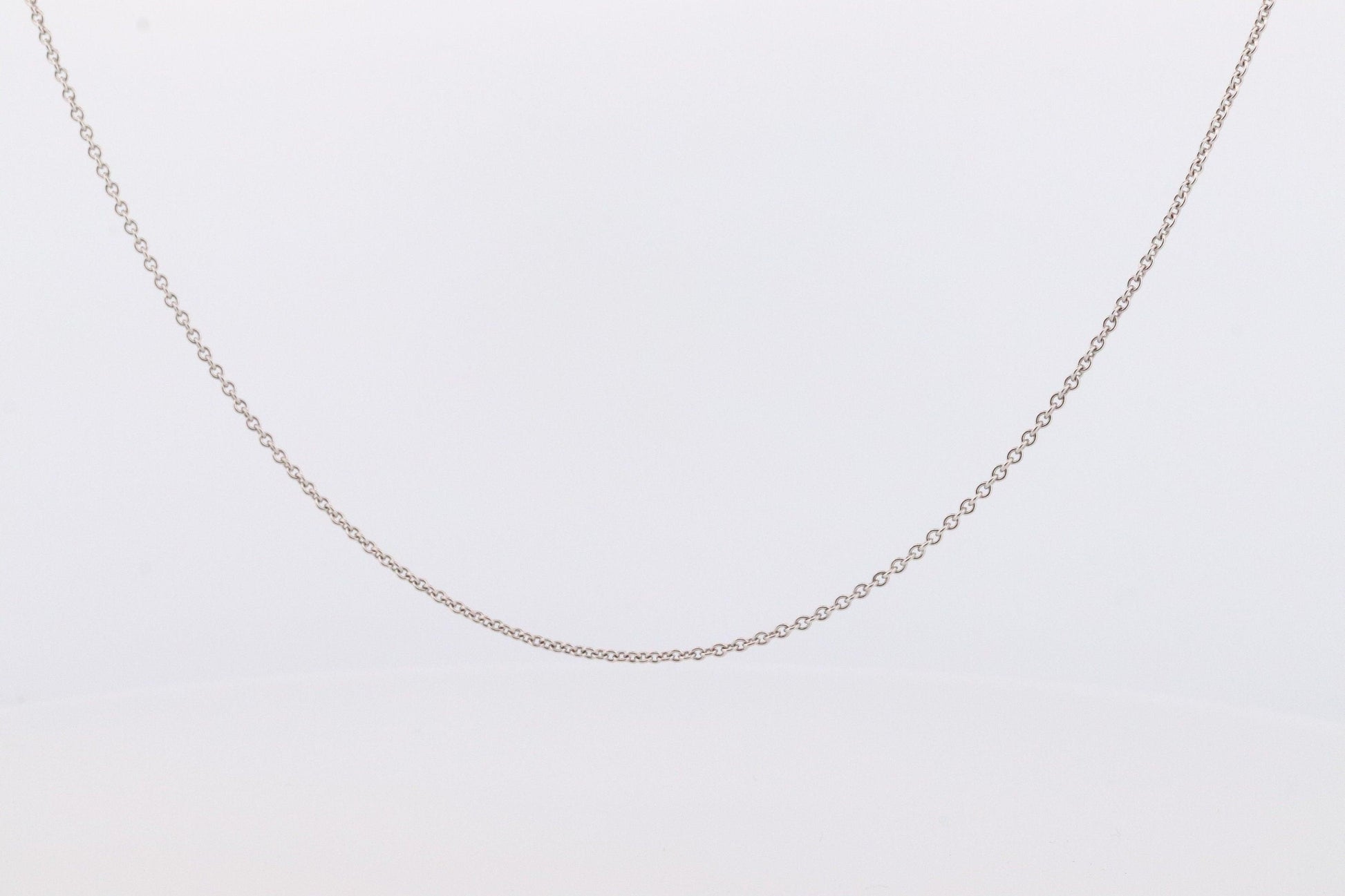 Solid Platinum Necklace. Cable Platinum Bracelet  950PT. White Plat Necklace