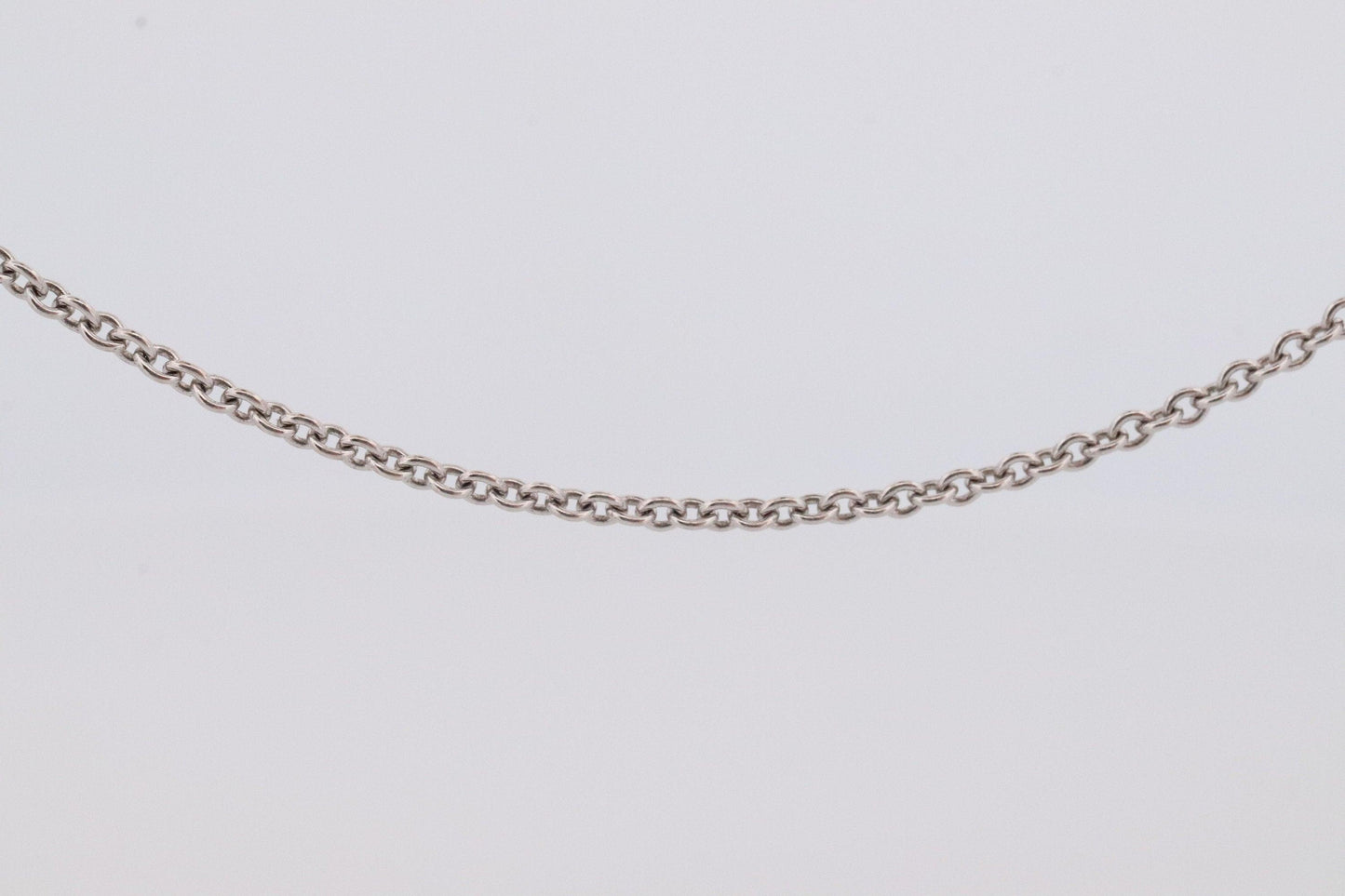 Solid Platinum Necklace. Cable Platinum Bracelet  950PT. White Plat Necklace
