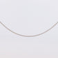 Solid Platinum Necklace. Cable Platinum Bracelet  950PT. White Plat Necklace