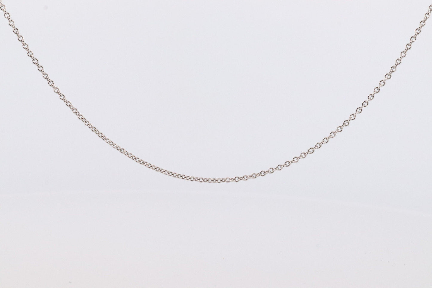 Solid Platinum Necklace. Cable Platinum Bracelet  950PT. White Plat Necklace
