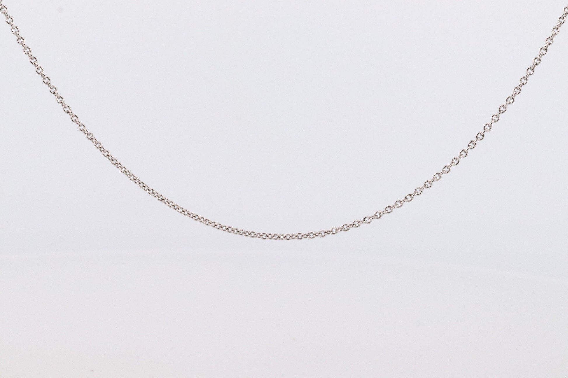 Solid Platinum Necklace. Cable Platinum Bracelet  950PT. White Plat Necklace