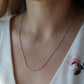 Solid Platinum Necklace. Cable Platinum Bracelet  950PT. White Plat Necklace