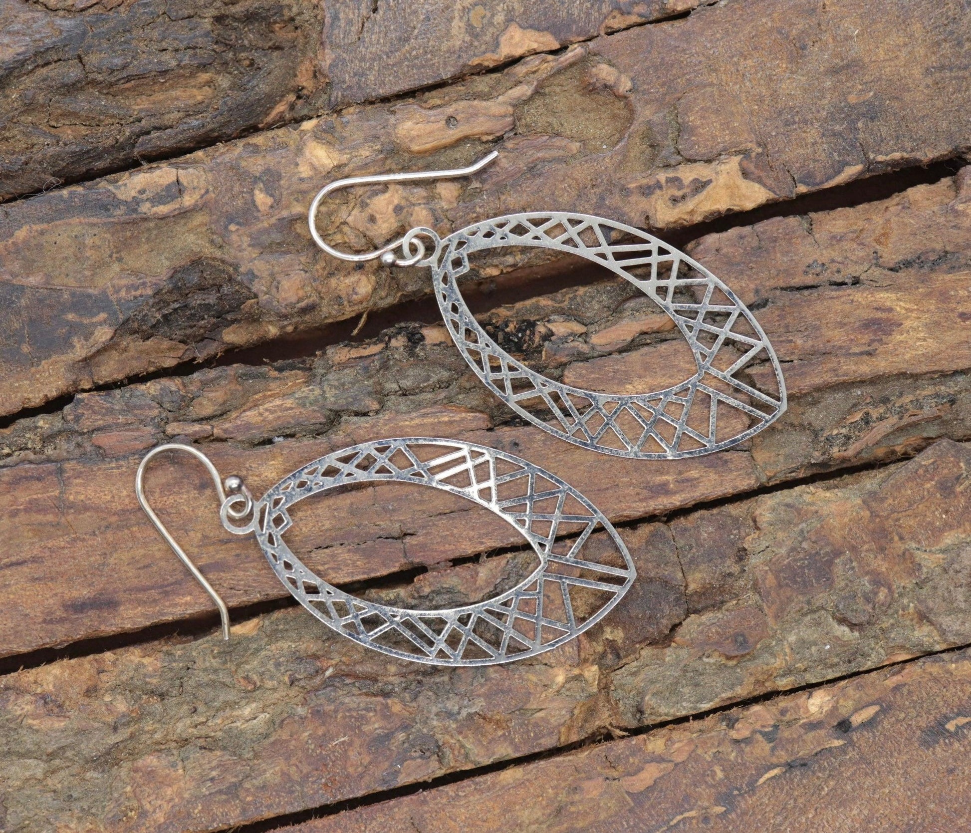 Sterling Silver Drop Dangle Earrings. BOHO Dangle earrings