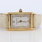 Tiffany Watch. 18k Yellow Gold Tiffany and Co Tank Watch. Ladies L 0430 750 Gold