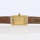 Tiffany Watch. 18k Yellow Gold Tiffany and Co Tank Watch. Ladies L 0430 750 Gold