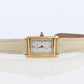 Tiffany Watch. 18k Yellow Gold Tiffany and Co Tank Watch. Ladies L 0430 750 Gold