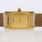 Tiffany Watch. 18k Yellow Gold Tiffany and Co Tank Watch. Ladies L 0430 750 Gold
