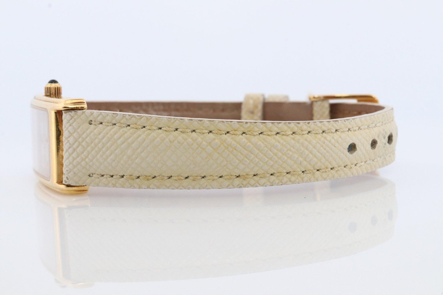 Tiffany Watch. 18k Yellow Gold Tiffany and Co Tank Watch. Ladies L 0430 750 Gold