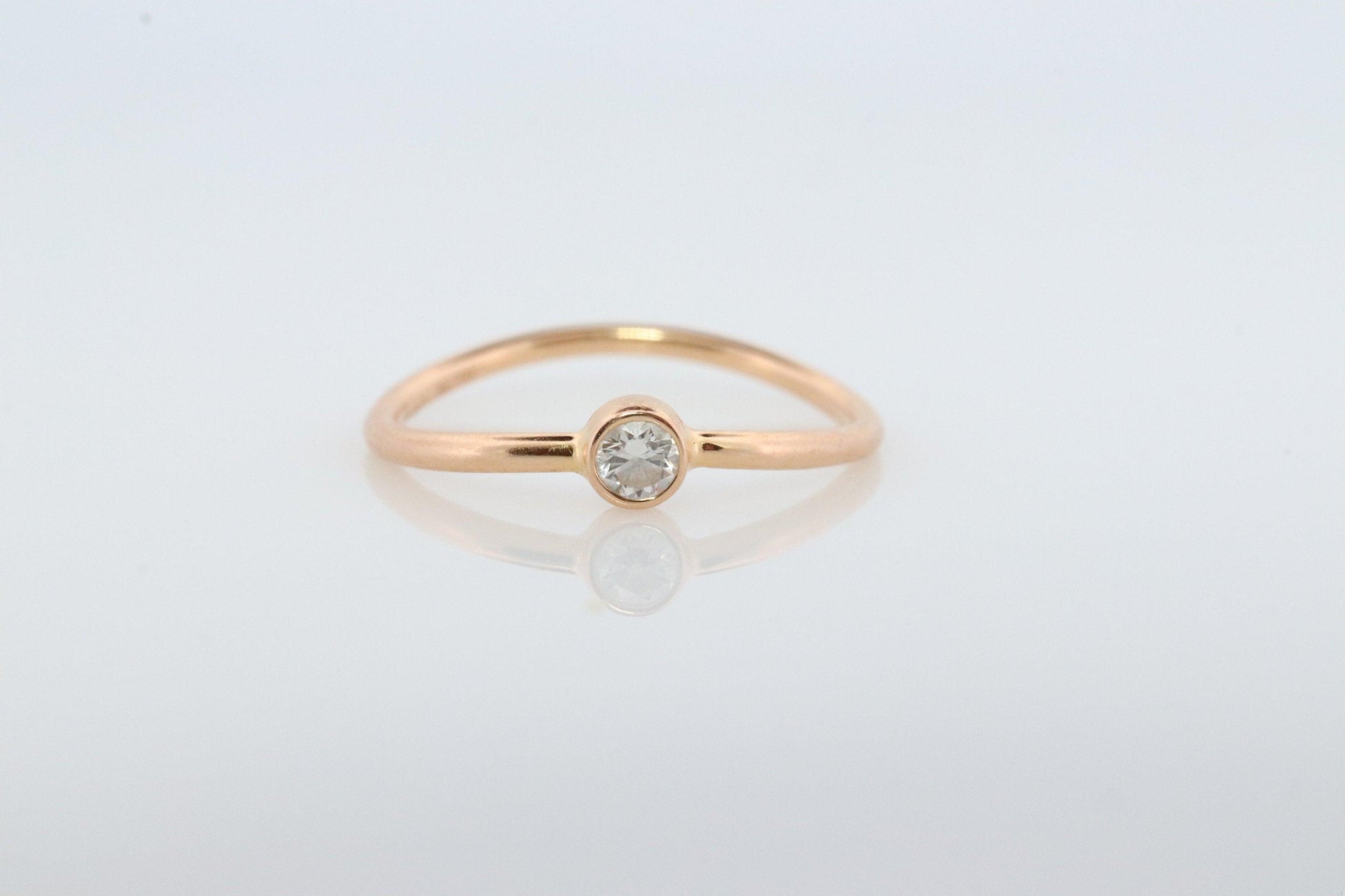 Vintage Tiffany and Co. Diamond Ring. Authentic Tiffany 18k Diamond wave Band.
