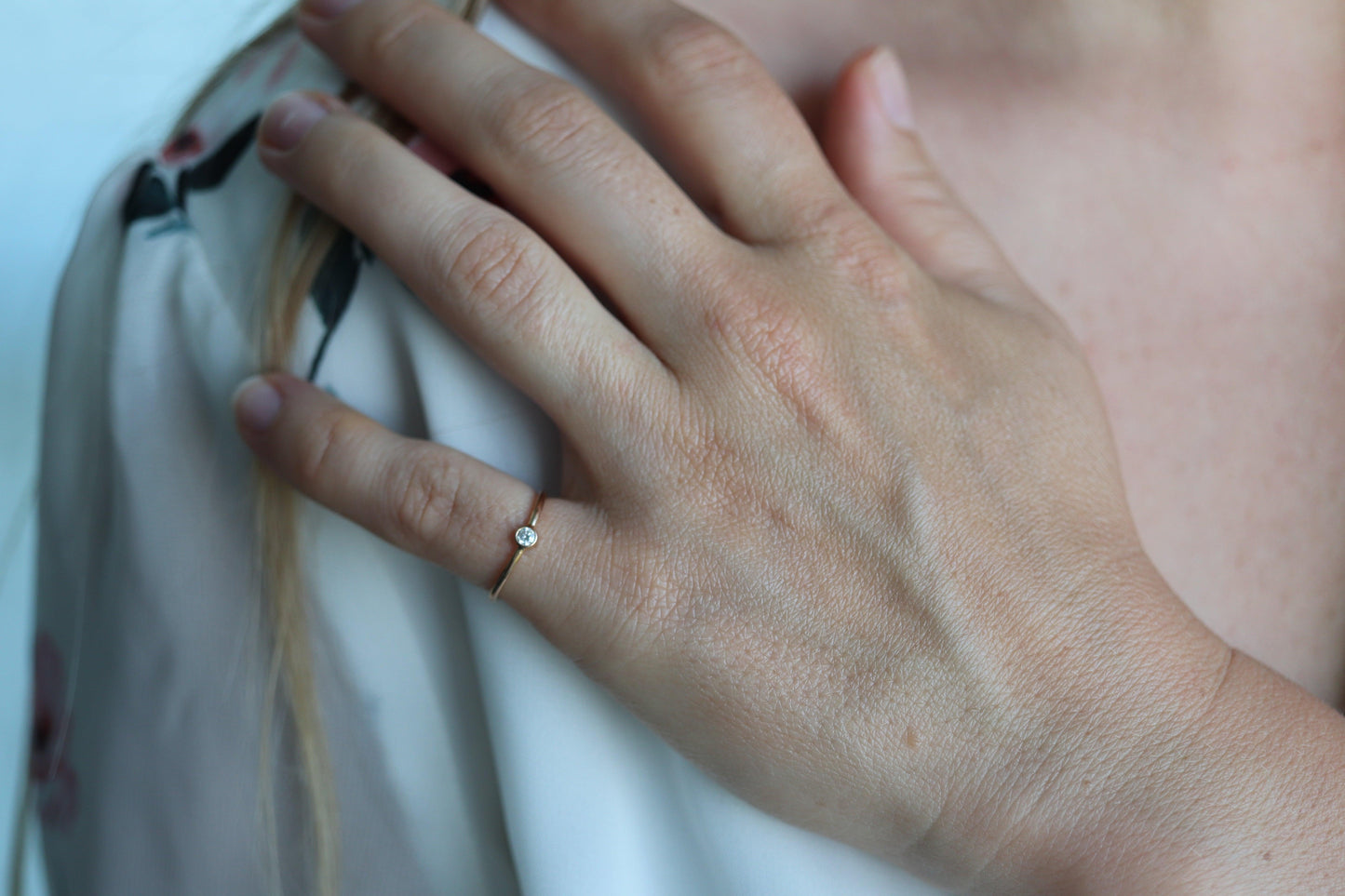 Vintage Tiffany and Co. Diamond Ring. Authentic Tiffany 18k Diamond wave Band.
