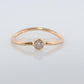 Vintage Tiffany and Co. Diamond Ring. Authentic Tiffany 18k Diamond wave Band.
