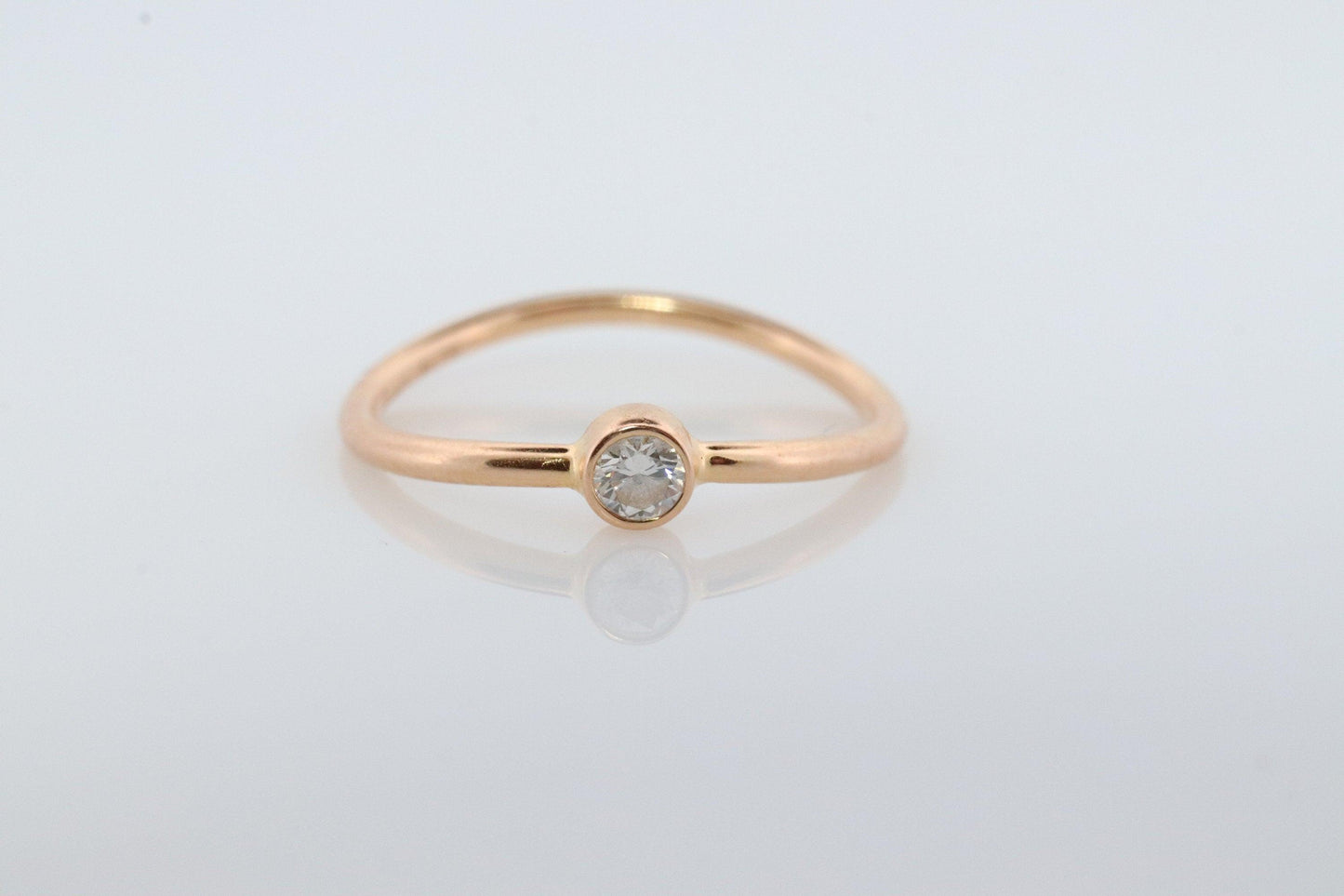 Vintage Tiffany and Co. Diamond Ring. Authentic Tiffany 18k Diamond wave Band.