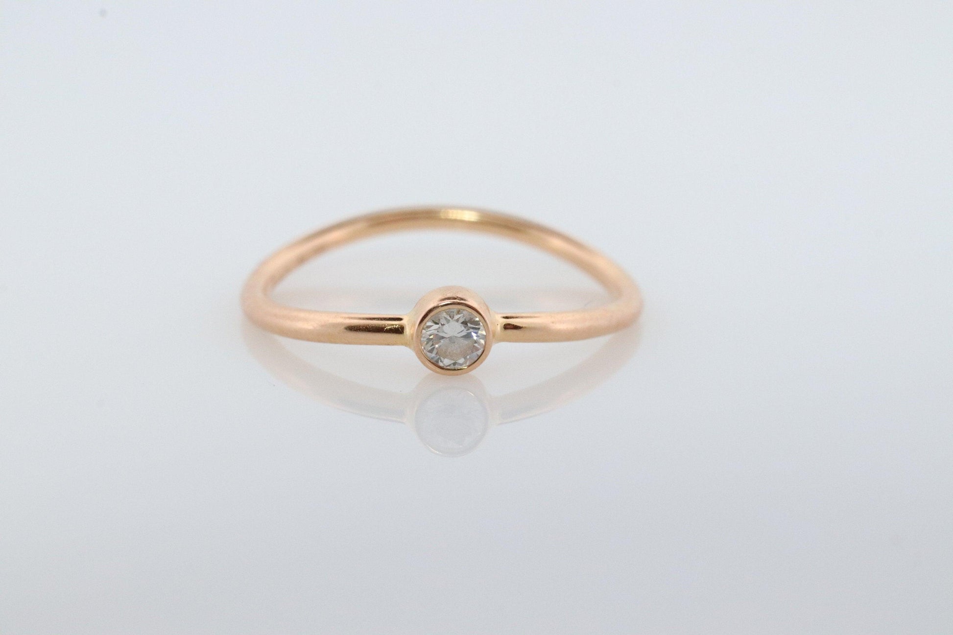 Vintage Tiffany and Co. Diamond Ring. Authentic Tiffany 18k Diamond wave Band.