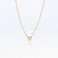 Vintage Tiffany Co Necklace Elsa Peretti Diamond by the Yard Solitaire Rose Gold
