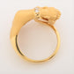 Carrera Y Carrera 18k Gold Panther Ring Ruby Eye & Diamonds. Leopard Pounce