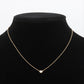 Vintage Tiffany Co Necklace Elsa Peretti Diamond by the Yard 0.36ct Solitaire 1P