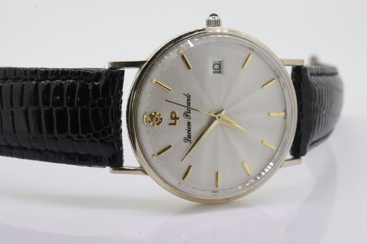 14k Lucien Piccard 22478 Quarzkalenderuhr Herren