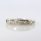 Kanalband aus 18 Karat antikem Diamant. Art-Déco-Diamantband aus den 1920er Jahren. M(132/25)