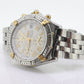 Breitling Crosswind Stainless Steel White Dial Gold Tone 43mm Watch B13355 Box and Papers st(21/85)