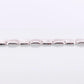 18k Woven Link Bracelet. 18k White Gold by RCI Braid Link bracelet. 23g 7.25in