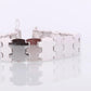 18k Woven Link Bracelet. 18k White Gold by RCI Braid Link bracelet. 23g 7.25in