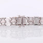 18k Woven Link Bracelet. 18k White Gold by RCI Braid Link bracelet. 23g 7.25in