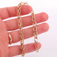 14k UNOAeRRE Textured Link Chain BRACELET. 14k LOOP Italian Bracelet 6.9g
