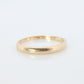 14k Band. 14k Yellow Gold thin half round band. Sz 7.75 2.5mm wide HILCO