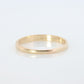 14k Band. 14k Yellow Gold thin half round band. Sz 7.75 2.5mm wide HILCO