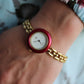 Genuine GUCCI 1100-L Watch. Vintage Ladies Gucci Change Bezel Watch. With Box and Bezels.