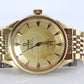 Omega Constellation Pie Pan Watch. Authentic Mens Omega Automatic 5852 Wristwatch. Omega 1950s Gold Plated Pie Pan Dial Arrowhead