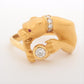 Carrera Y Carrera 18k Gold Panther Ring Ruby Eye & Diamonds. Leopard Pounce