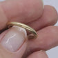 14k Milgrain engraved bead Band. 14k Yellow Gold engraved milgrained. Sz 5 2.5mm wide