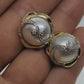 14k Large MABE Pearl Stud earrings st(71/50)