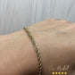 Michael Anthony MA 14k Rope Chain bracelet