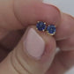 14k Sapphire Stud Earrings. st(23/00)