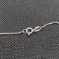 Vintage 925 Sterling Silver Filigree Heart and Box Chain Pendant and Necklace. Sterling Silver Necklace. Braided Heart.