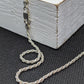 Necklace. Vintage Sterling Silver 925 Rope Chain Necklace 2mm and 16in length