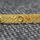 Mom bracelet 14k Herringbone Bracelet. #1 MOM with hearts. Best Gift for Mom. Yellow Gold with engraved letters. Reversible
