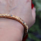 14k Yellow gold and diamond link bracelet for women. 1.5ctw and 32.8 grams