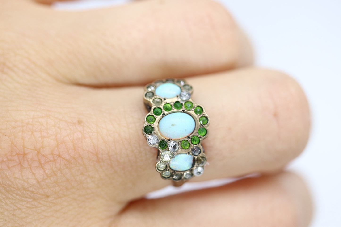 Victorian Opal and Gemstone ring.