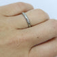 JR Wood and Sons 18K Band. 18k White Gold Embossed Flower Blossom Antique 1920s engraved 18K ring.