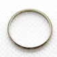 Vintage 18K White Gold Wedding Band 2mm. Sz 5.75. Stackable ring.