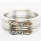 14k Diamond Band. Mens or Womens 14k Comfort Fit Band with channel set 0.48ctw diamonds
