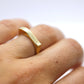 10k Flat Swirl Band. Signet ring. Michael ANTHONY 10K Signet Ring
